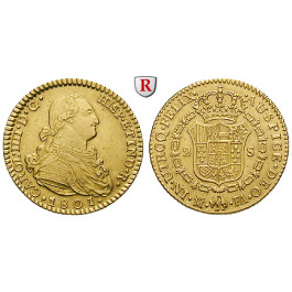 Spanien, Carlos IV., 2 Escudos 1801, ss-vz