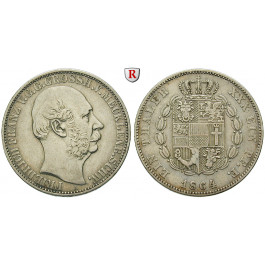 Mecklenburg, Mecklenburg-Schwerin, Friedrich Franz II., Vereinstaler 1864, ss