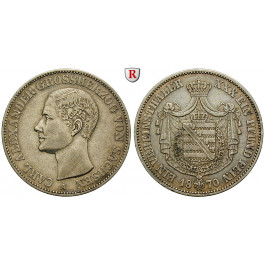 Sachsen, Sachsen-Weimar-Eisenach, Carl Alexander, Vereinstaler 1870, ss+