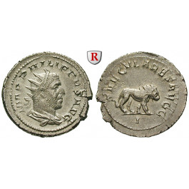 Römische Kaiserzeit, Philippus I., Antoninian 248, vz
