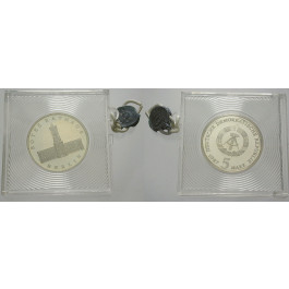 DDR, 5 Mark 1987, Rotes Rathaus, PP, J. 1614