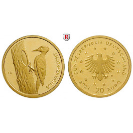 Bundesrepublik Deutschland, 20 Euro 2021, nach unserer Wahl, D-J, 3,89 g fein, st