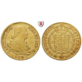 Spanien, Carlos IV., 2 Escudos 1808, ss/ss-vz