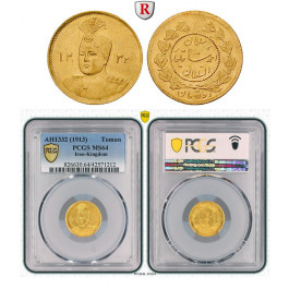 Iran, Sultan Ahmad Shah, Toman 1913, vz-st