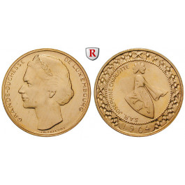 Luxemburg, Jean, 40 Francs (Medaille) 1964, vz