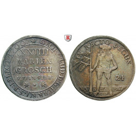 Braunschweig, Braunschweig-Calenberg-Hannover, Georg I. Ludwig, 24 Mariengroschen 1700, f.vz