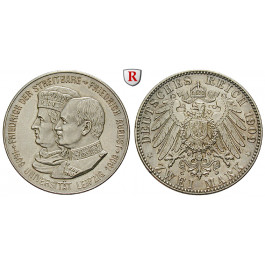 Deutsches Kaiserreich, Sachsen, Friedrich August III., 2 Mark 1909, Universität Leipzig, f.vz, J. 138