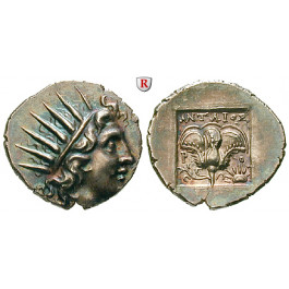Karien - Inseln, Rhodos, Drachme 125-88 v.Chr., vz-st