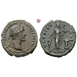 Römische Kaiserzeit, Antoninus Pius, Denar 151-152, f.vz