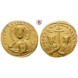 Byzanz, Constantinus VII. und Romanus II., Solidus 950-955, ss-vz