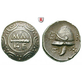 Makedonien, Königreich, Autonome Prägung z. Z. Philipp V. u. Perseus, Tetrobol 184-179 v.Chr., ss-vz