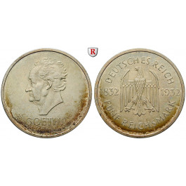 Weimarer Republik, 5 Reichsmark 1932, Goethe, A, ss-vz/vz, J. 351