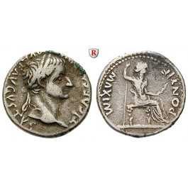 Römische Kaiserzeit, Tiberius, Denar 14-37, ss