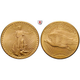 USA, 20 Dollars 1928, 30,09 g fein, vz