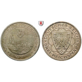 Weimarer Republik, 3 Reichsmark 1931, Magdeburg, A, PP, J. 347