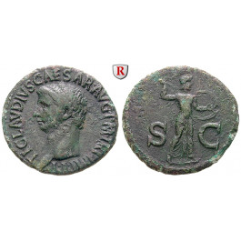 Römische Kaiserzeit, Claudius I., As 50-54, ss-vz/ss