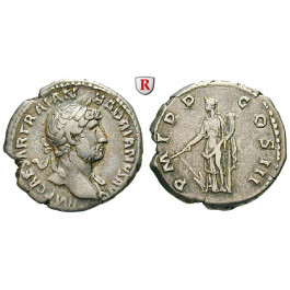 Römische Kaiserzeit, Hadrianus, Denar 119-122, ss