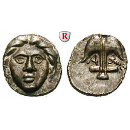 Thrakien-Donaugebiet, Apollonia Pontika, Diobol Ende 5.-4. Jh. v.Chr., vz-st