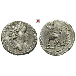 Römische Kaiserzeit, Tiberius, Denar 14-37, ss-vz