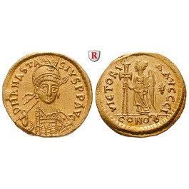 Byzanz, Anastasius I., Solidus 492-507, vz-st
