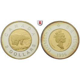 Kanada, Elizabeth II., 2 Dollars 1996, 5,75 g fein, PP