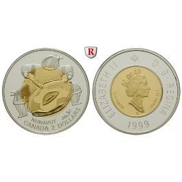 Kanada, Elizabeth II., 2 Dollars 1999, 5,75 g fein, PP
