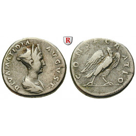 Römische Kaiserzeit, Matidia, Tochter der Marciana, Nichte des Traianus, Denar nach 119, ss