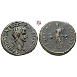 Römische Kaiserzeit, Nerva, As 97, ss+/ss