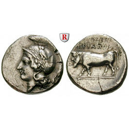Italien-Kampanien, Hyria, Didrachme 405-385 v.Chr., ss+