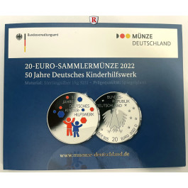Bundesrepublik Deutschland, 20 Euro 2022, PP