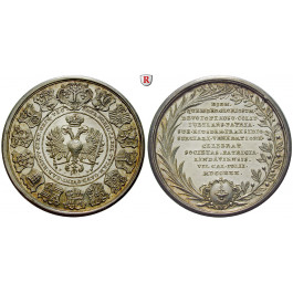 Lindau, Stadt, Silbermedaille 1730, vz