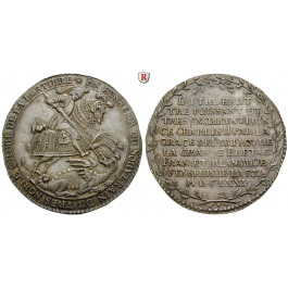 Sachsen, Albertinische Linie, Johann Georg II., Reichstaler 1671, vz-st