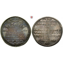 Sachsen, Sachsen-Gotha (Neu-Gotha), Ernst der Fromme, Reichstaler 1668, vz