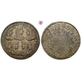 Sachsen, Sachsen-Gotha-Altenburg, Friedrich I., Reichstaler 1688, f.vz