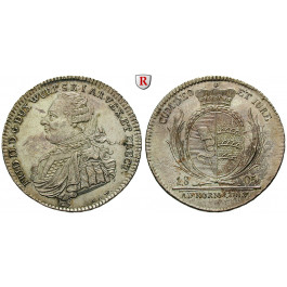 Württemberg, Herzogtum Württemberg (Kgr. ab 1806), Friedrich II., 1/2 Konventionstaler 1805, vz/vz+