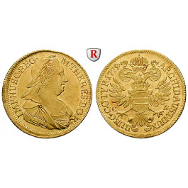 Römisch Deutsches Reich, Maria Theresia, Dukat 1779, vz/vz-st