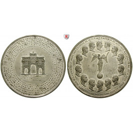 Österreich, Kaiserreich, Franz II. (I.), Zinnmedaille 1813, vz+