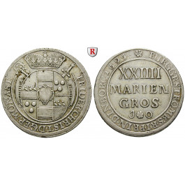 Münster, Bistum, Friedrich Christian von Plettenberg, 24 Mariengroschen 1694, ss