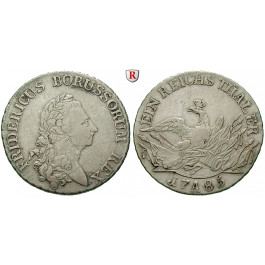 Brandenburg-Preussen, Königreich Preussen, Friedrich II., Reichstaler 1785, ss