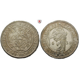 Münster, Bistum, Ferdinand von Bayern, Reichstaler 1639, ss