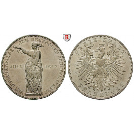 Frankfurt, Stadt, Vereinstaler 1862, f.vz