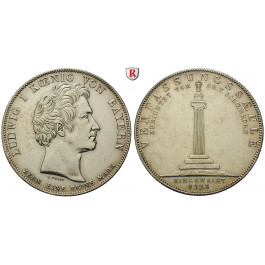 Bayern, Königreich, Ludwig I., Geschichtstaler 1828, ss-vz