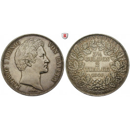 Bayern, Königreich, Ludwig I., Vereinsdoppeltaler 1840, ss+