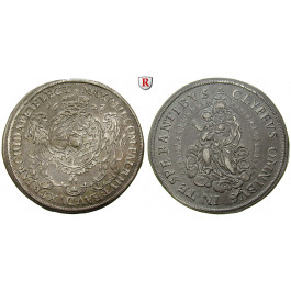Bayern, Herzogtum, Maximilian I., 1/2 Reichstaler 1627, f.vz