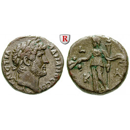 Römische Provinzialprägungen, Ägypten, Alexandria, Hadrianus, Tetradrachme Jahr 21 = 136-137, vz/ss-vz