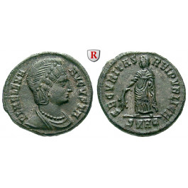 Römische Kaiserzeit, Helena, Mutter Constantinus I., Follis 325-326, vz+