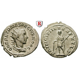 Römische Kaiserzeit, Herennius Etruscus, Caesar, Antoninian 250-251, vz-st