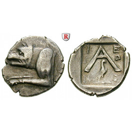 Argolis, Argos, Tetrobol nach 343 v.Chr., ss+