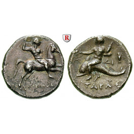 Italien-Kalabrien, Taras (Tarent), Didrachme 275-235 v.Chr., ss-vz