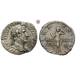 Römische Kaiserzeit, Hadrianus, Denar 119-122, ss+